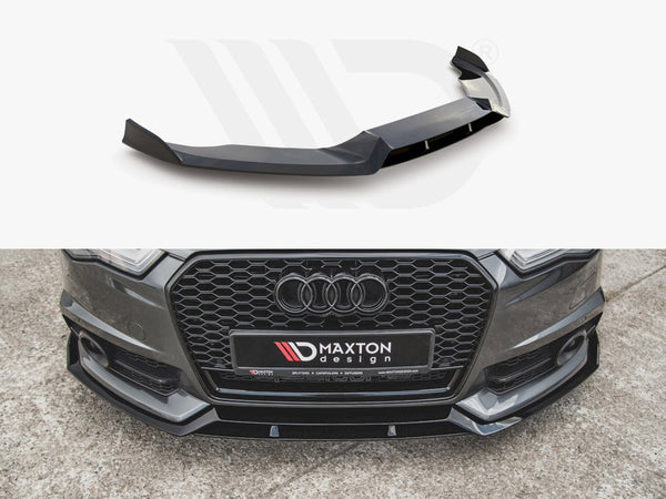 MAXTON DESIGN Front Splitter Audi S6 / A6 S-Line C7 FL