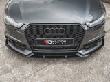 MAXTON DESIGN Front Splitter Audi S6 / A6 S-Line C7 FL