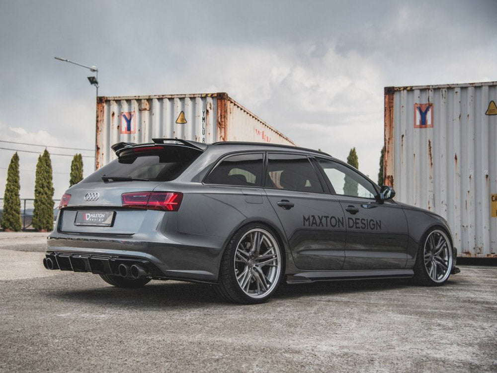 Side Skirts Diffusers compatible with Audi A6 / A6 C7 S Line / S6 C7 FL
