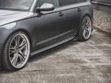 Side Skirts Diffusers compatible with Audi A6 / A6 C7 S Line / S6 C7 FL