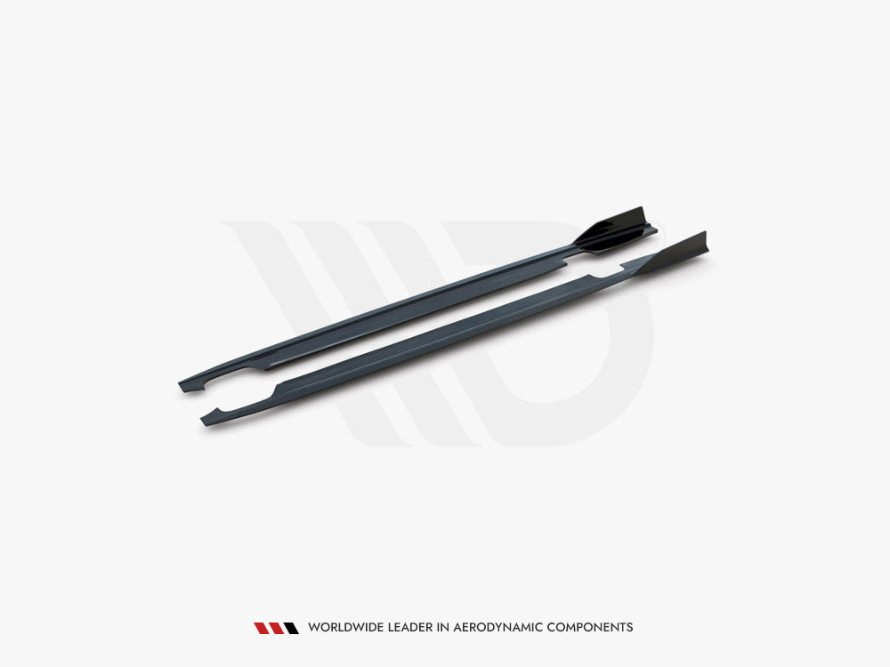 Side Skirts Diffusers compatible with Audi A6 / A6 C7 S Line / S6 C7 FL
