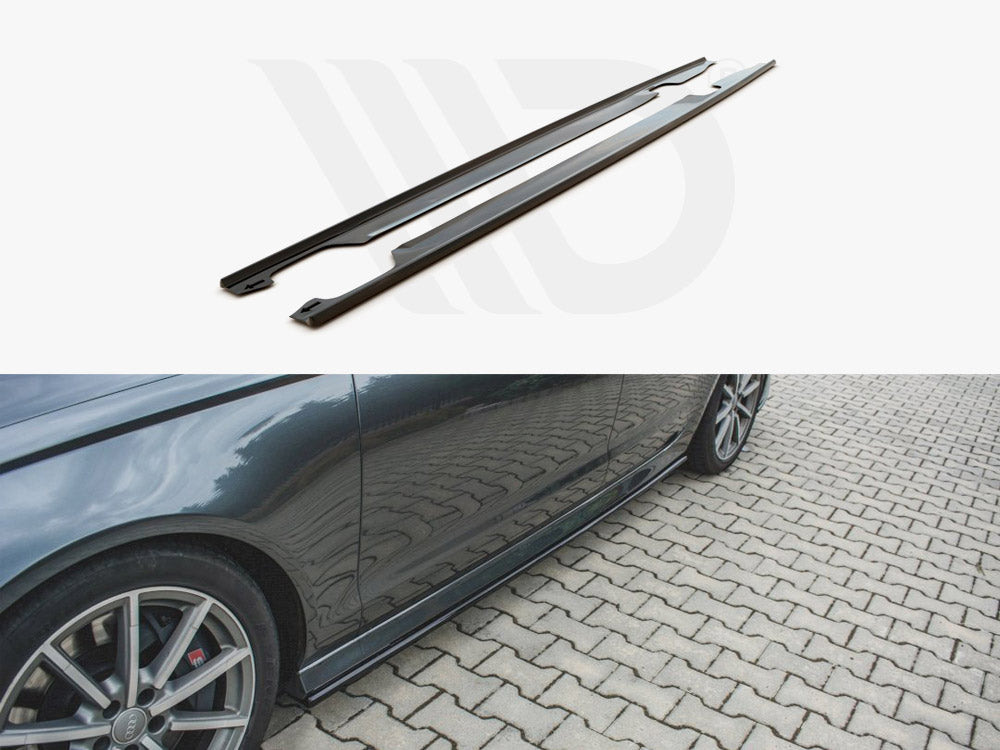 Side Skirt Diffusers Audi S6/ A6 S-Line C7 Facelift