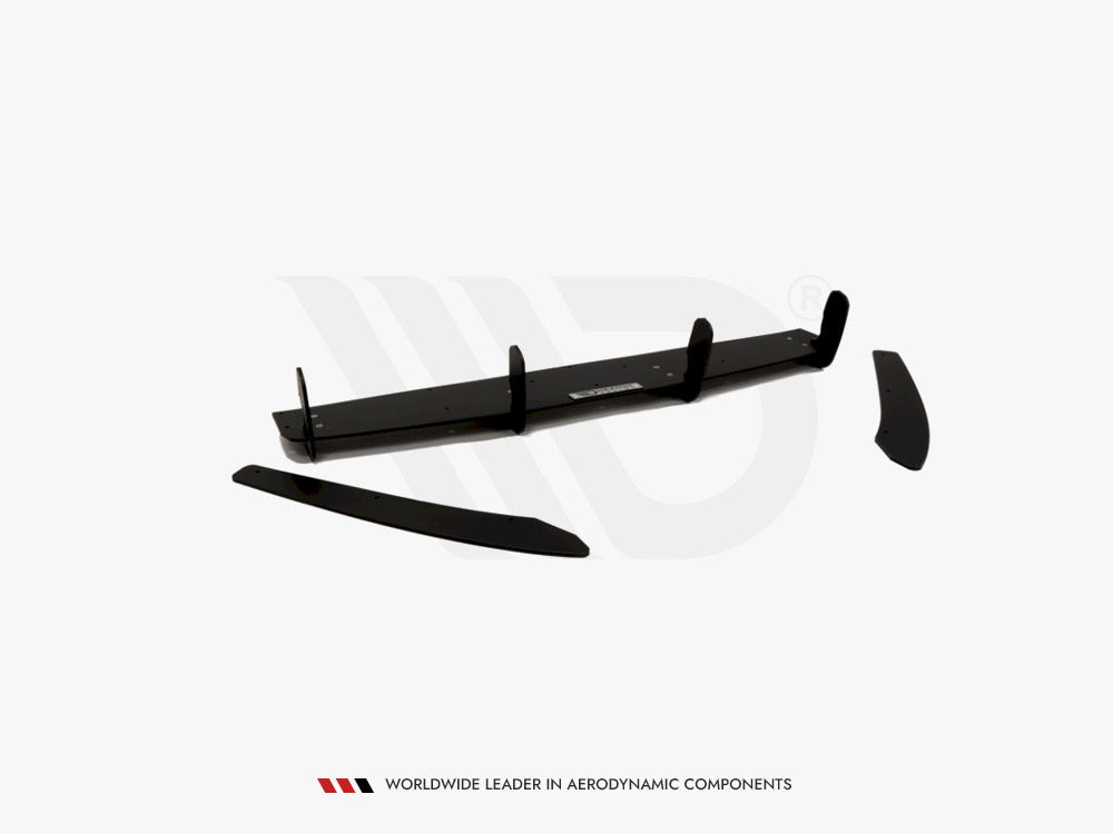 Rear Diffuser &amp; Rear Side Splitters compatible with Audi A6 S Line C7