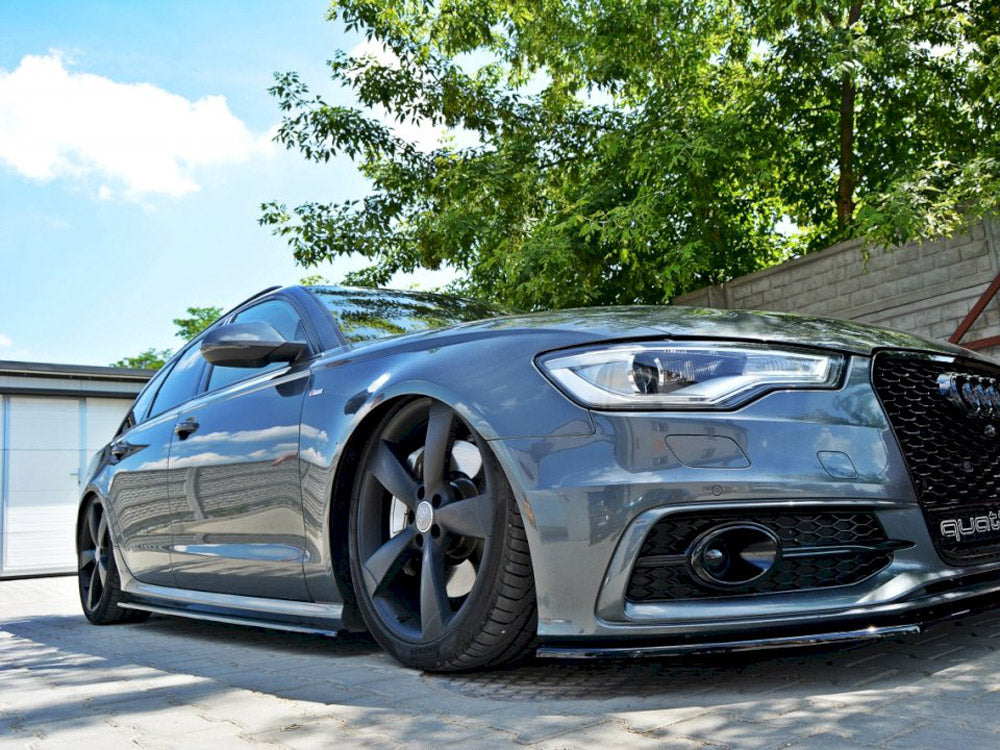 Side Skirts Diffusers Audi S6 / A6 C7 S-line (2011-2014)