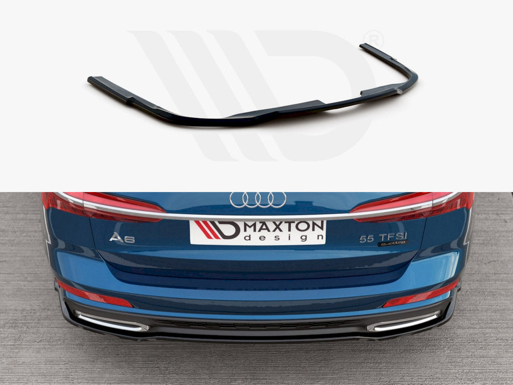 MAXTON DESIGN Central Rear Splitter Audi A6 S-Line Avant C8