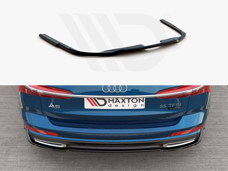 MAXTON DESIGN Central Rear Splitter Audi A6 S-Line Avant C8