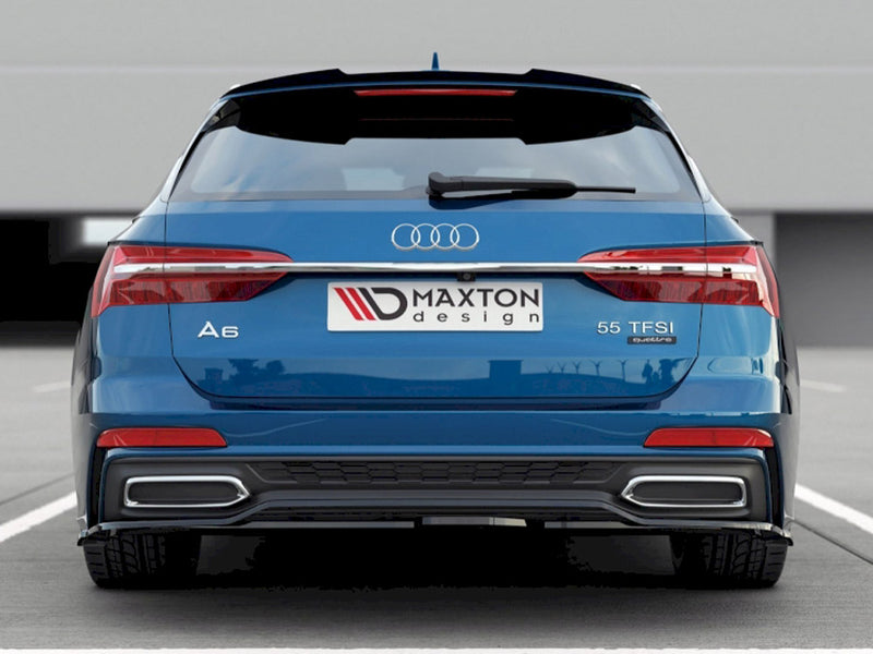 MAXTON DESIGN Central Rear Splitter Audi A6 S-Line Avant C8
