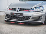 Maxton Racing Front Splitter VW Golf Mk7 GTI