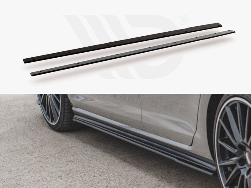 Maxton Racing Side Skirt Splitters VW Golf Mk7 GTI