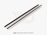 Street PRO Side Skirt Diffusers compatible with VW Golf Mk7 GTI