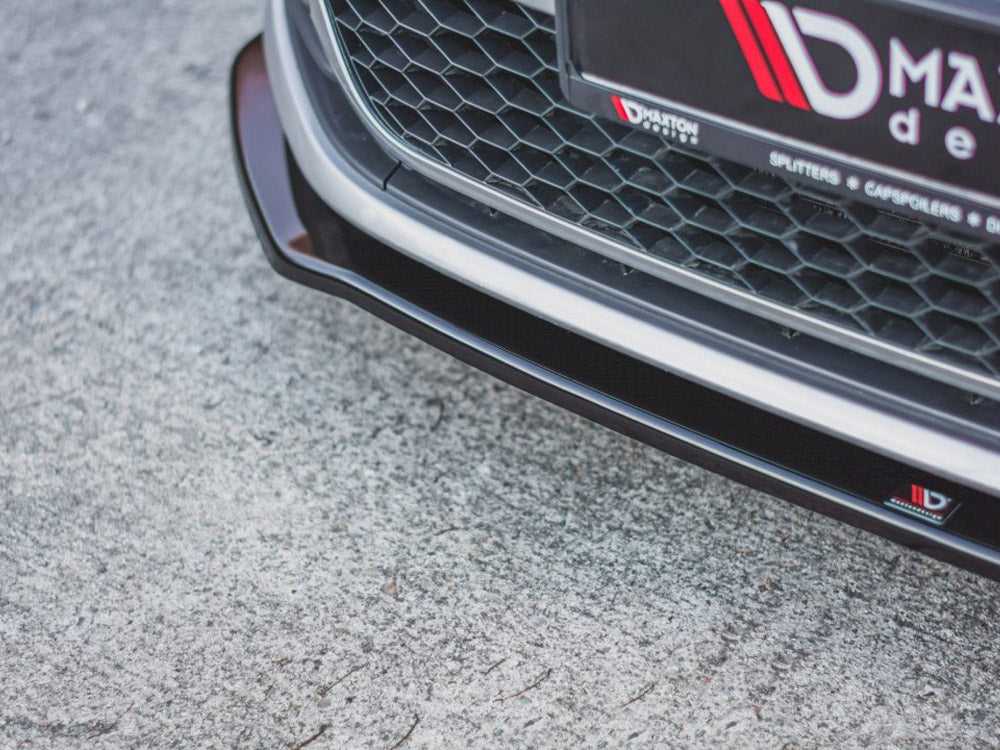 Front Splitter V.2 compatible with Volkswagen Golf GTI / GTD Mk7