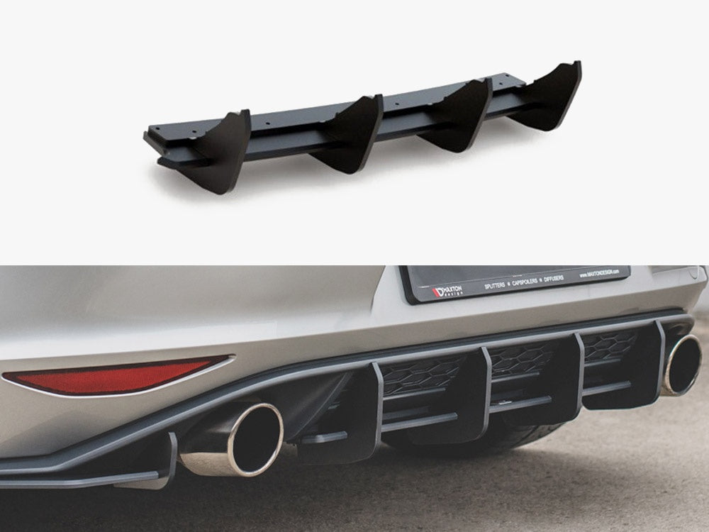 Street PRO Rear Diffuser V.1 compatible with VW Golf Mk7 GTI