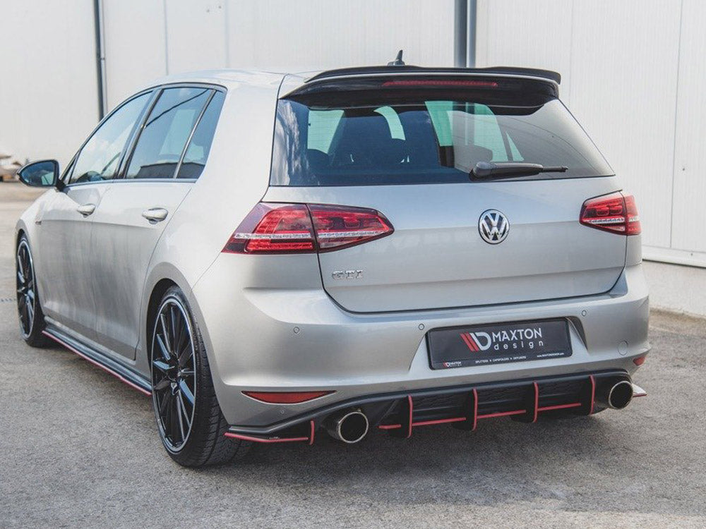 Street PRO Rear Diffuser V.1 compatible with VW Golf Mk7 GTI