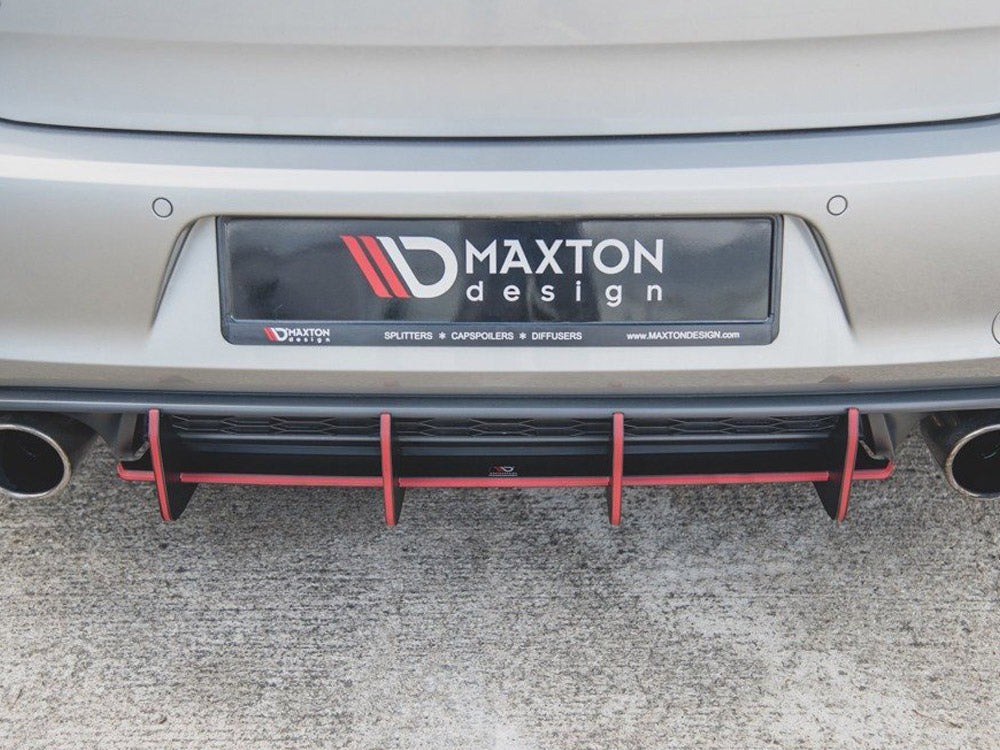 Street PRO Rear Diffuser V.1 compatible with VW Golf Mk7 GTI