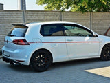 Rear Diffuser &amp; Rear Side Splitters compatible with Volkswagen Golf GTI Mk7