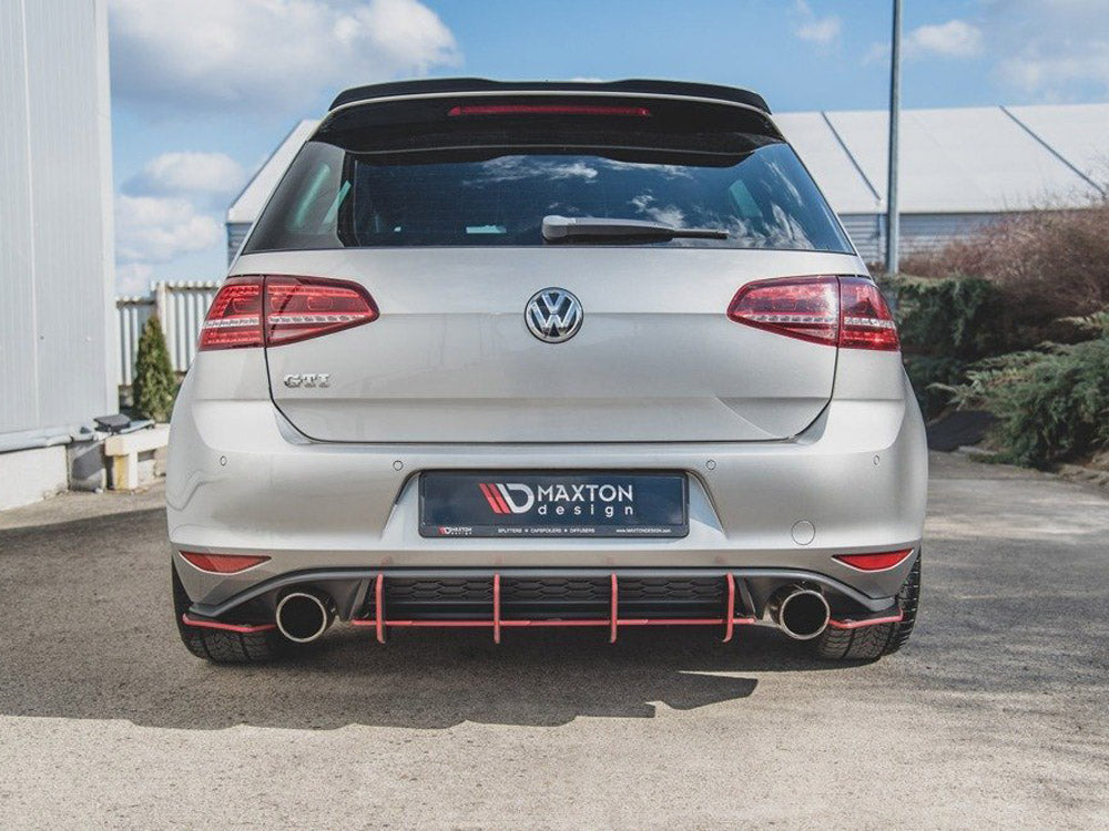 Maxton Racing Rear Diffuser V.2 VW Golf Mk7 GTI