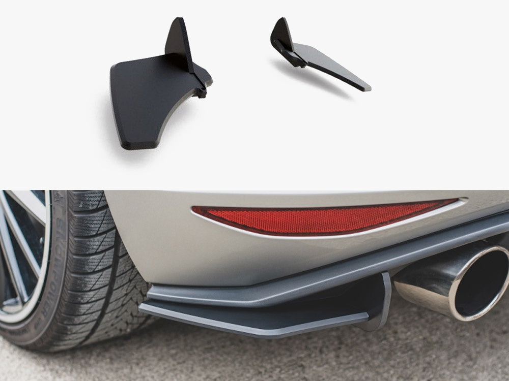 Street PRO Rear Side Splitters V.1 compatible with VW Golf Mk7 GTI