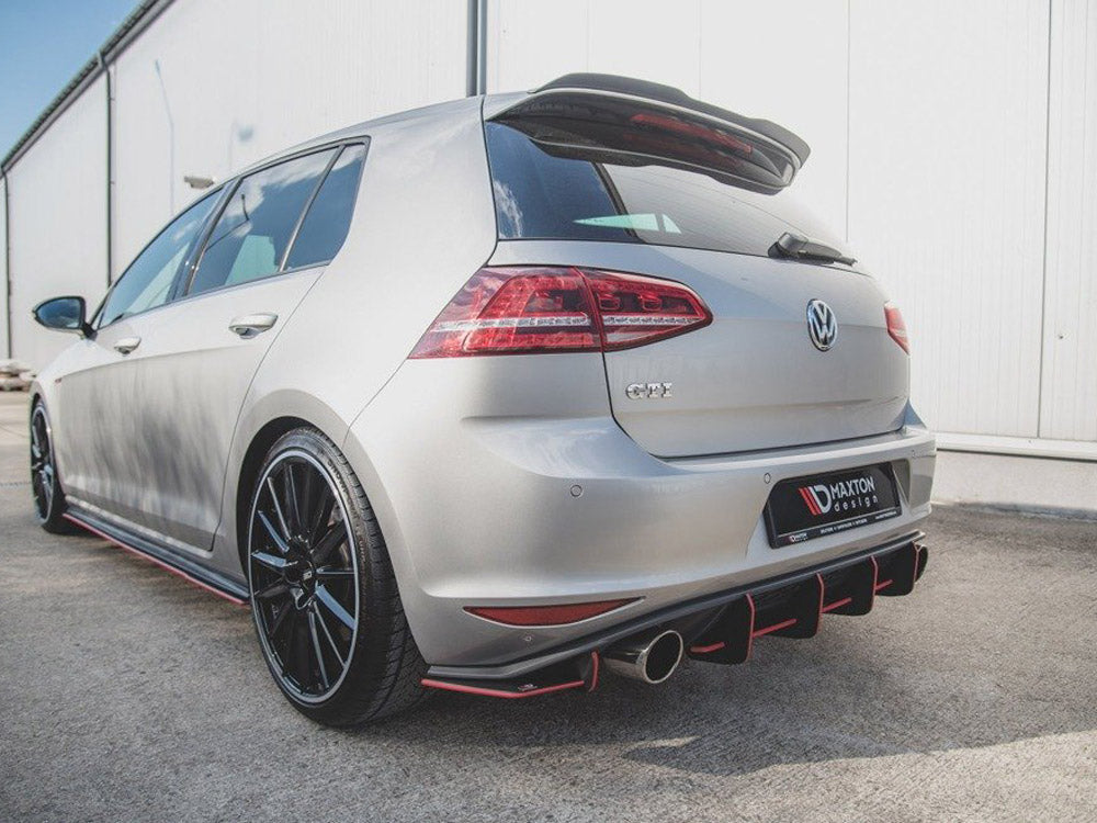 Street PRO Rear Side Splitters V.1 compatible with VW Golf Mk7 GTI