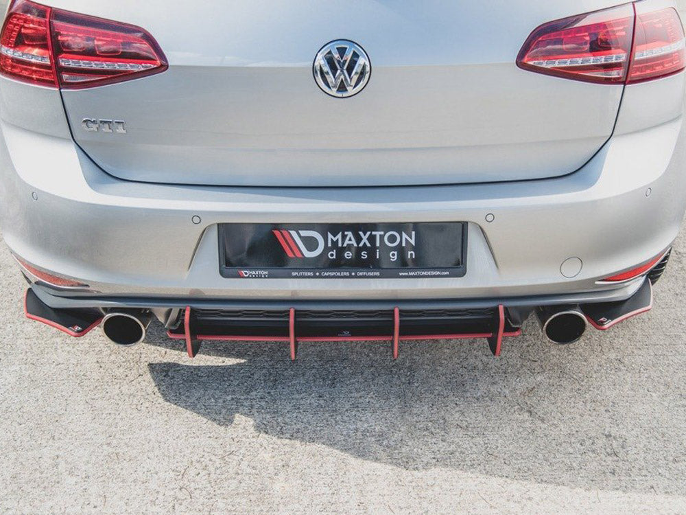 Maxton Racing Rear Side Splitters V.2 VW Golf Mk7 GTI
