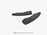 Rear Side Splitters compatible with VW Golf 7 GTI (2013-2016) Carbon Look