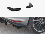 Rear Side Splitters V2 compatible with VW Golf 7 GTI (2013-2016) Carbon Look