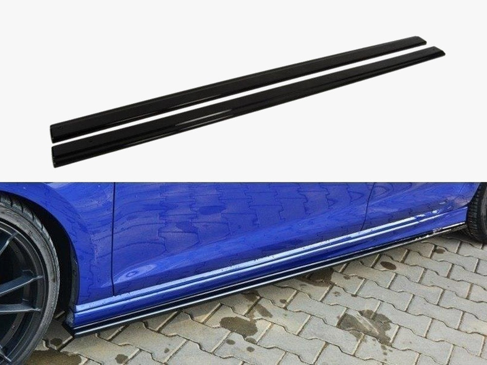 Side Skirts Diffusers V.1 compatible with VW Golf R / R-Line Mk7