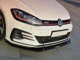 Front Racing Splitter V.1 compatible with Volkswagen Golf GTI / GTD Mk7 Facelift