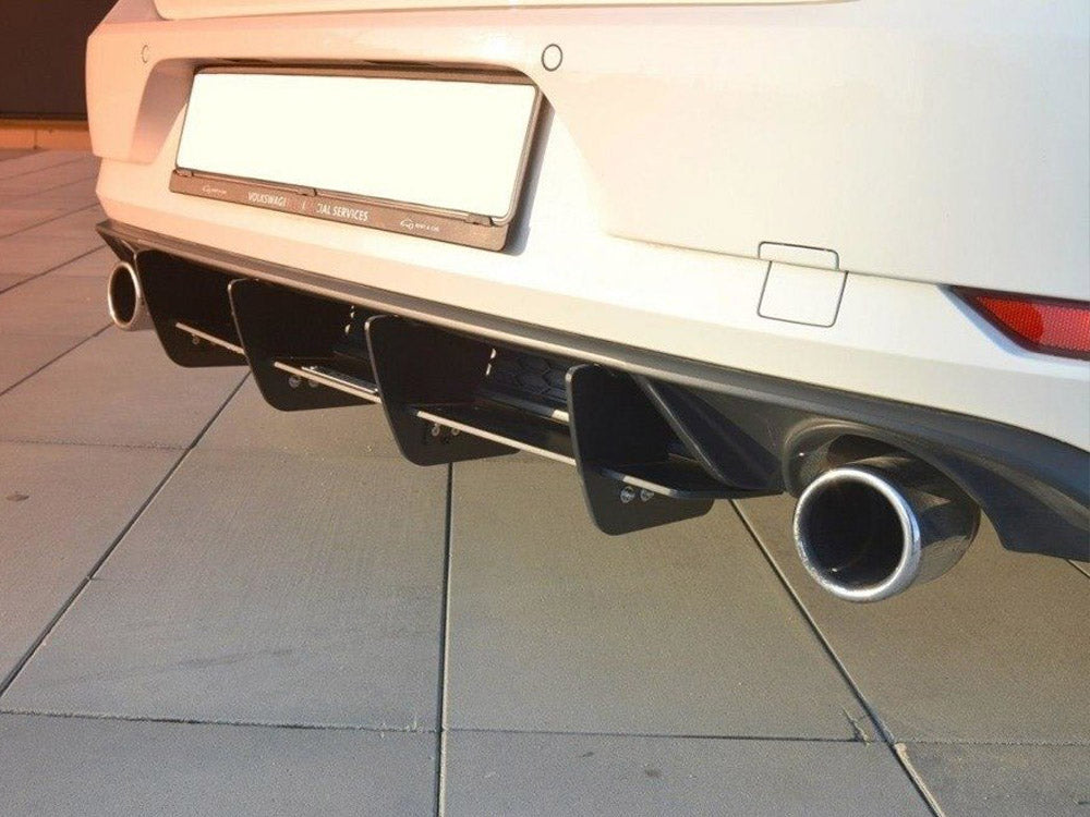 Rear Diffuser compatible with VW Golf GTI 7.5 (2017-19)