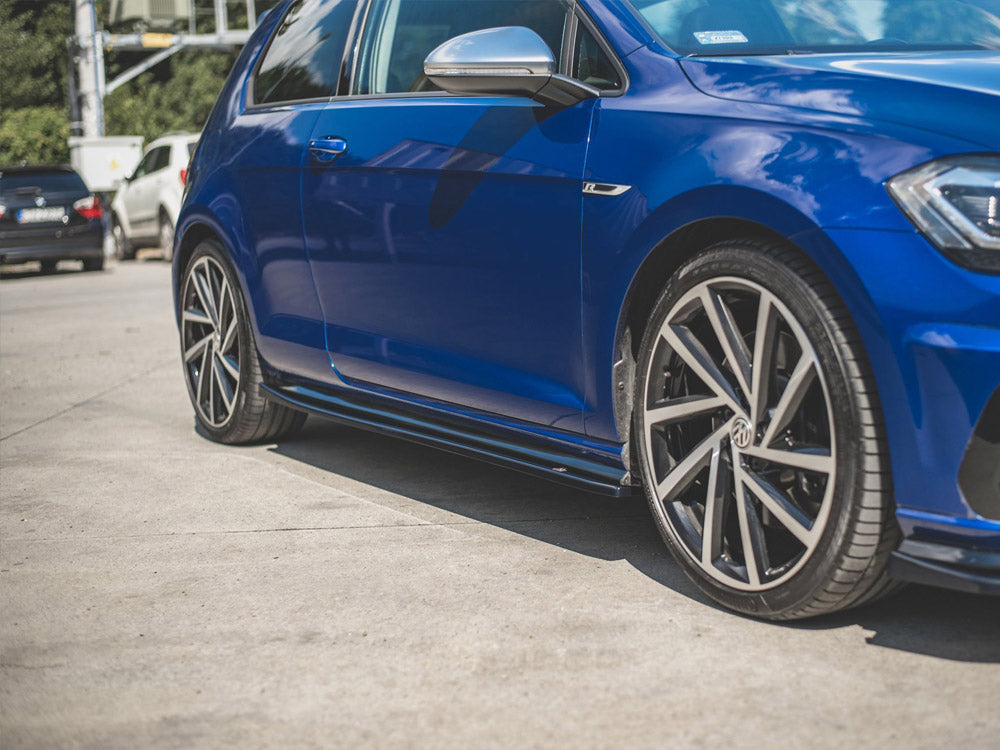 Side Skirts Diffusers V.4 VW Golf 7 R / R-Line Facelift
