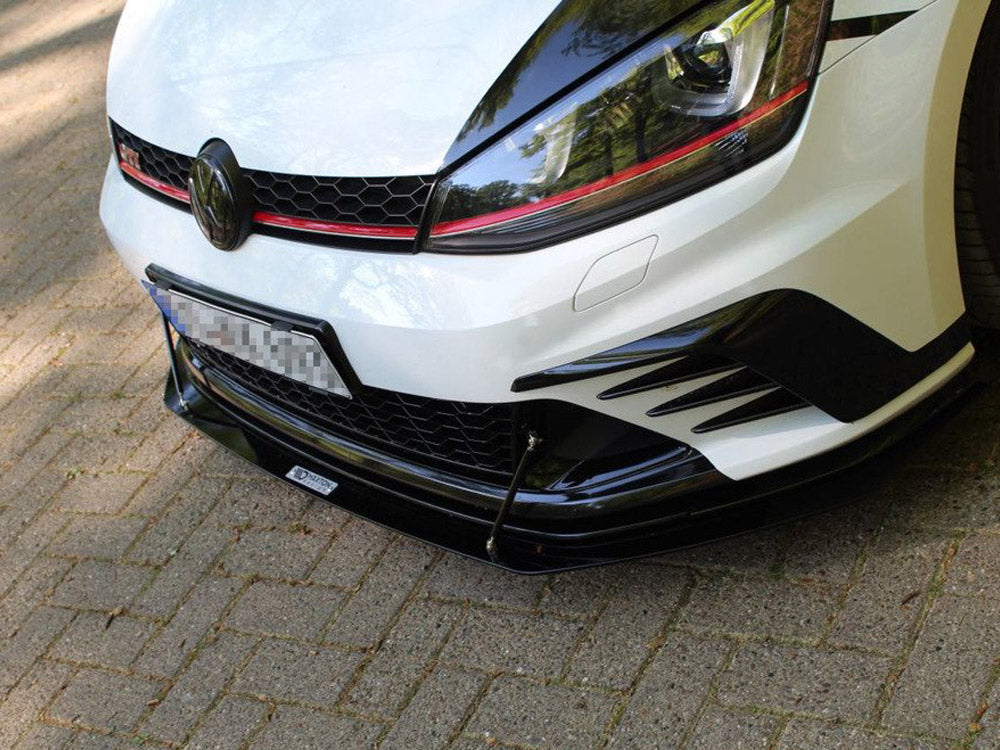 MAXTON DESIGN Front Racing Splitter VW MK7 GTI Clubsport (2016-2017)