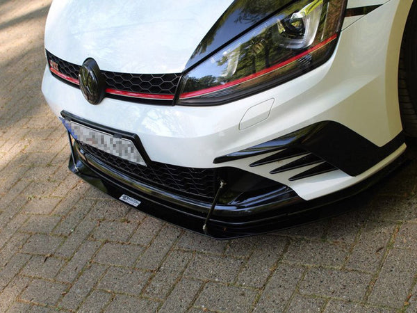 MAXTON DESIGN Front Racing Splitter VW MK7 GTI Clubsport (2016-2017)