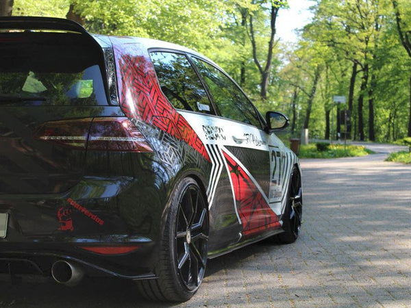 Racing Side Skirts Diffusers VW MK7 GTI Clubsport (2016-2017)