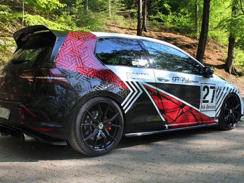 Racing Side Skirts Diffusers VW MK7 GTI Clubsport (2016-2017)