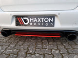 MAXTON DESIGN Central Rear Splitter VW Golf MK7 GTI Clubsport (2016-2017)