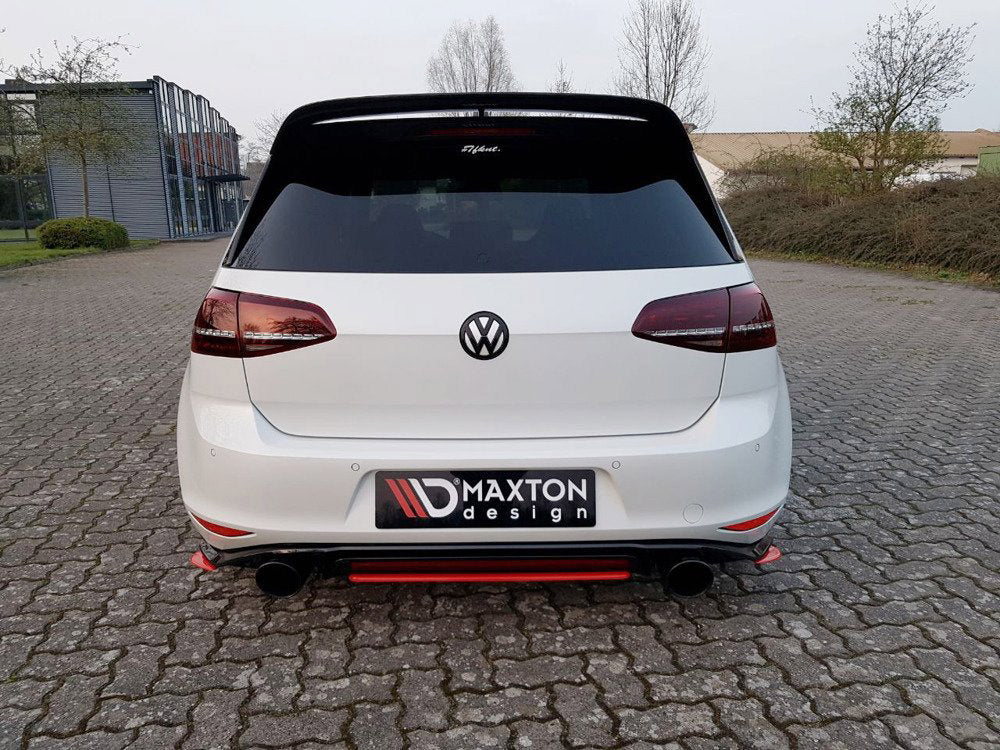 MAXTON DESIGN Central Rear Splitter VW Golf MK7 GTI Clubsport (2016-2017)