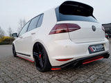 MAXTON DESIGN Central Rear Splitter VW Golf MK7 GTI Clubsport (2016-2017)