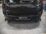 Rear Side Splitters compatible with VW Golf 7 GTI TCR