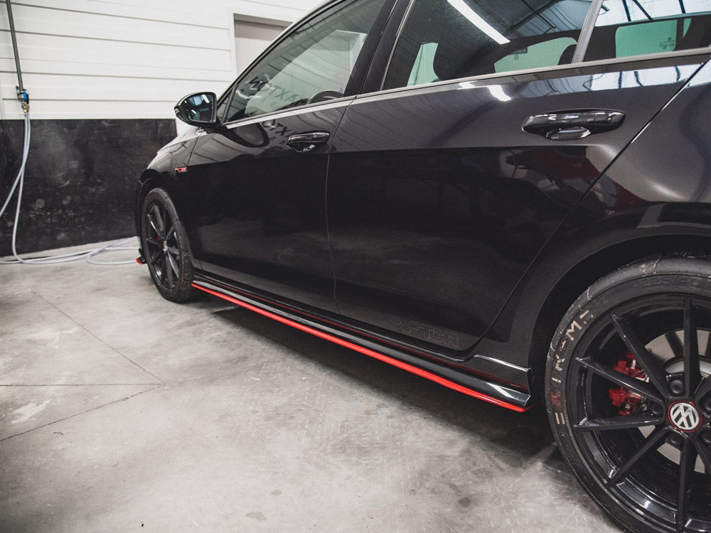 Side Skirt Diffusers compatible with Volkswagen Golf GTI TCR Mk7 Facelift