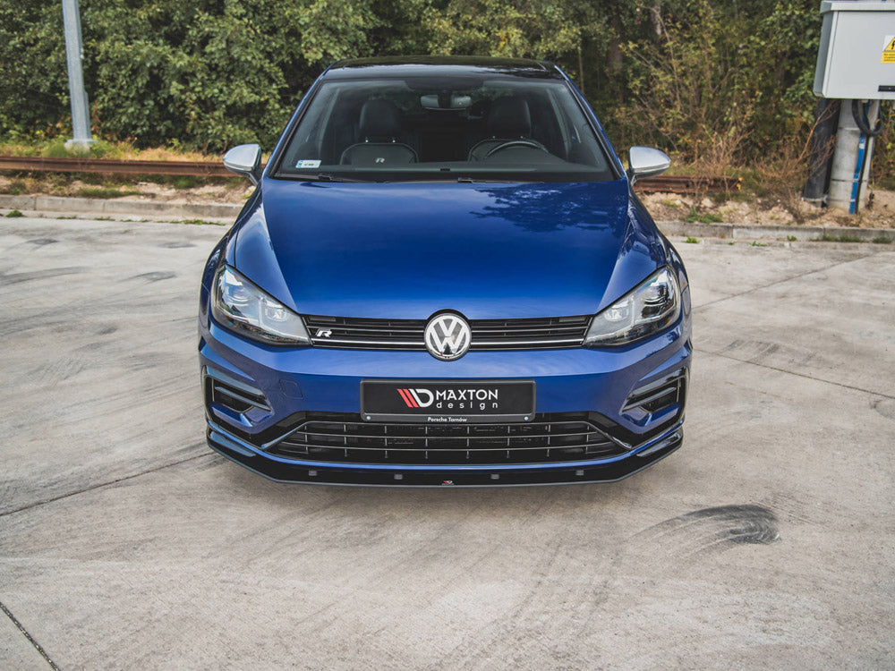 Maxton Racing Front Splitter VW Golf 7 R / R-Line Facelift