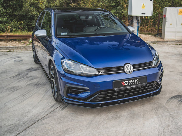 Maxton Racing Front Splitter VW Golf 7 R / R-Line Facelift