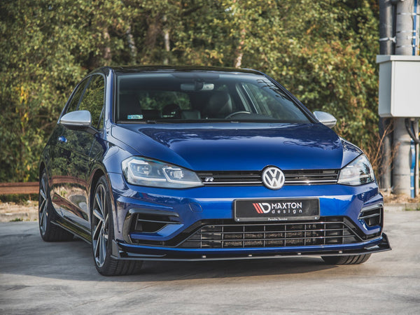 Maxton Racing Front Splitter V.2 VW Golf 7 R / R-Line Facelift