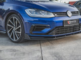 Maxton Racing Front Splitter V.2 VW Golf 7 R / R-Line Facelift