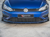 Maxton Racing Front Splitter V.2 VW Golf 7 R / R-Line Facelift