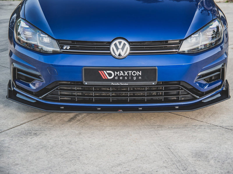 Maxton Racing Front Splitter V.2 VW Golf 7 R / R-Line Facelift