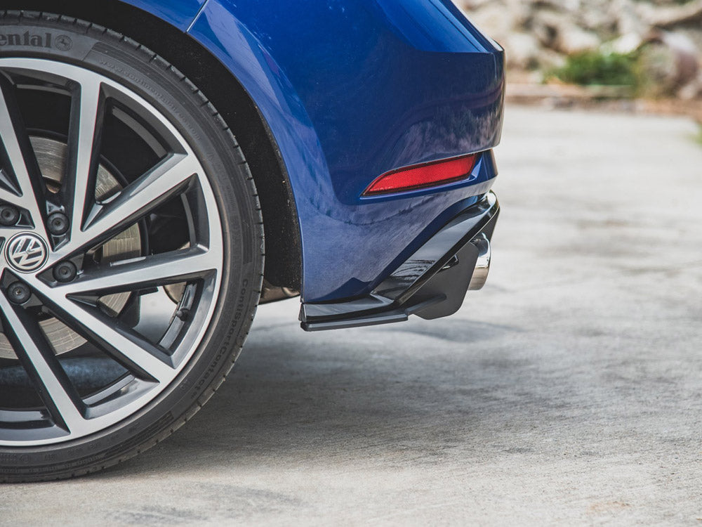 Maxton Racing Rear Side Splitters VW Golf 7 R Facelift (2017-2020)