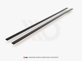 Maxton Racing Side Skirts Diffusers VW Golf 7 R / R-Line Facelift