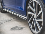 Maxton Racing Side Skirts Diffusers VW Golf 7 R / R-Line Facelift