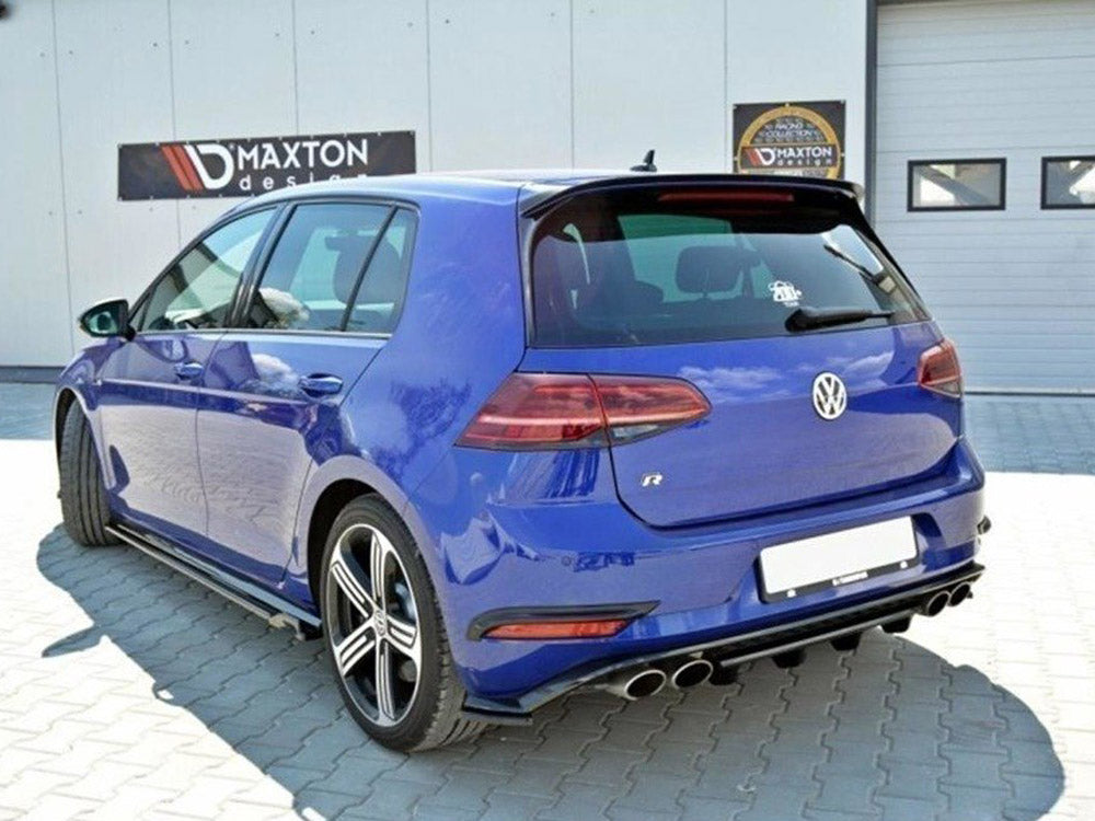 MAXTON DESIGN Central Rear Splitter VW Golf VII R Facelift (2017-)