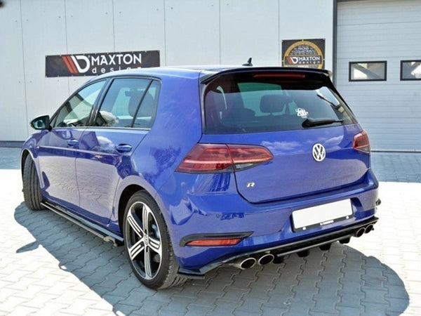 MAXTON DESIGN Central Rear Splitter VW Golf VII R Facelift (2017-)