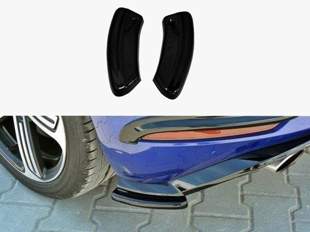 Rear Side Splitters compatible with Volkswagen Golf Hatchback R / R-Line Mk7 Facelift